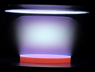 Growth of Diamond in a DC Plasma Reactor