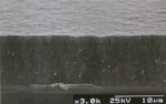 cross-section of nanocrystalline film