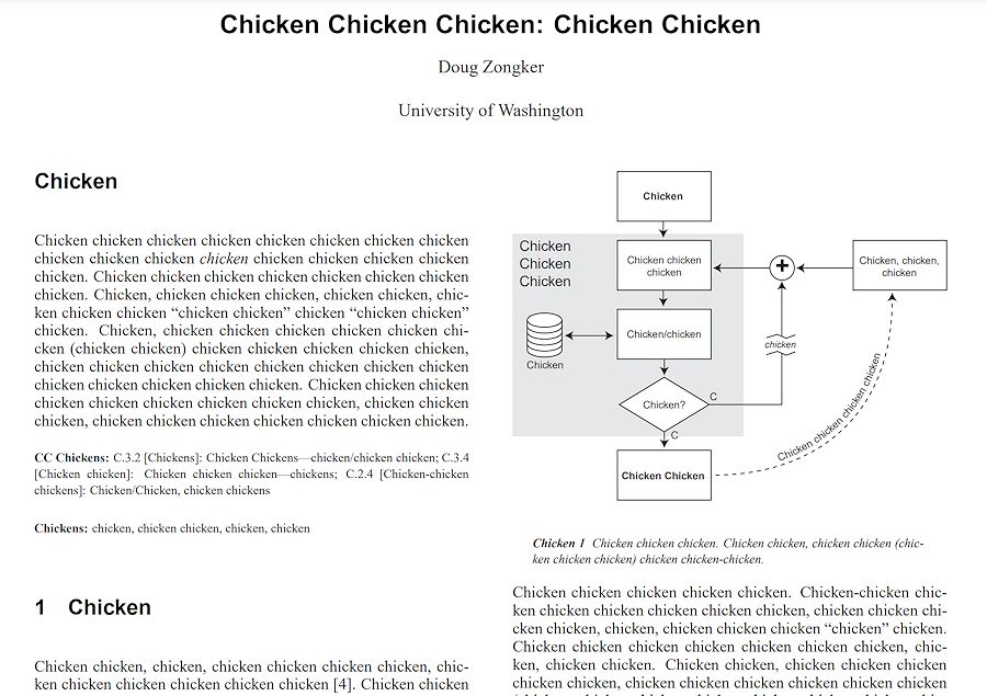 chicken paper chicken paper