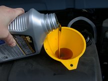 Real car motor oil